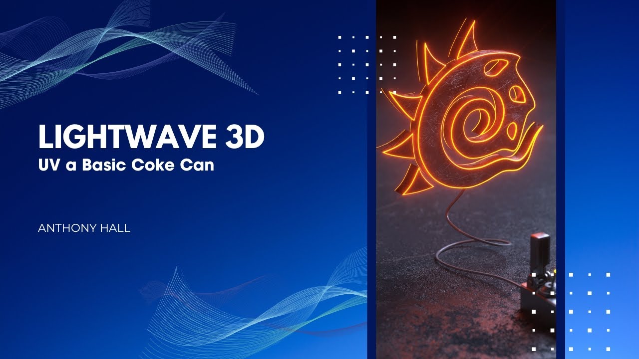 Lightwave 3D - Basic UV of a Coke Can