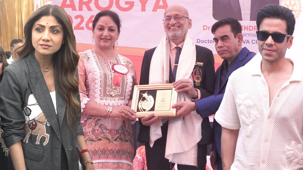 Shilpa Shetty,Upasana Singh,Tusshar Kapoor At 5th Edition Of The Bollywood Maha Arogya Shivir 2026