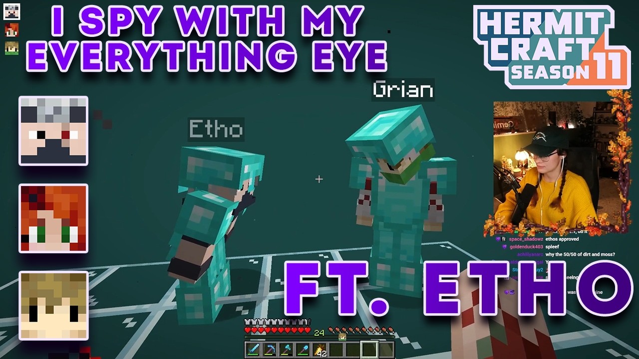 @Grian & @GeminiTayMC play I SPY WITH MY EVERYTHING EYE ft. @EthosLab | Hermitcraft Season 11