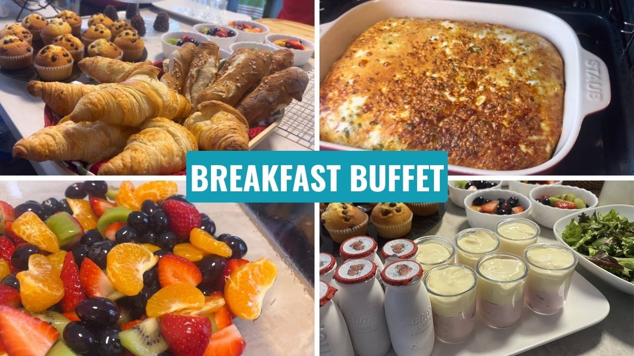 Let’s Make Delicious Breakfast Buffet At Home | Holiday-Style