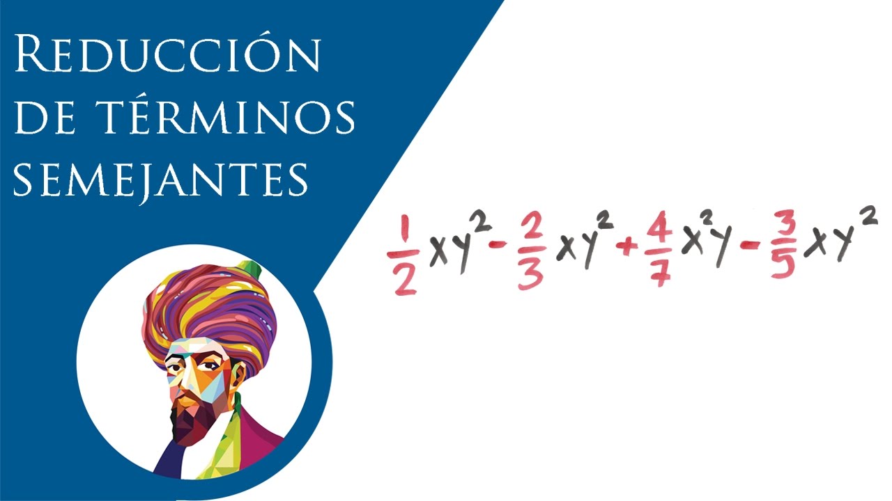 Reducción de términos semejantes de un polinomio con coeficientes fraccionarios │ BALDOR