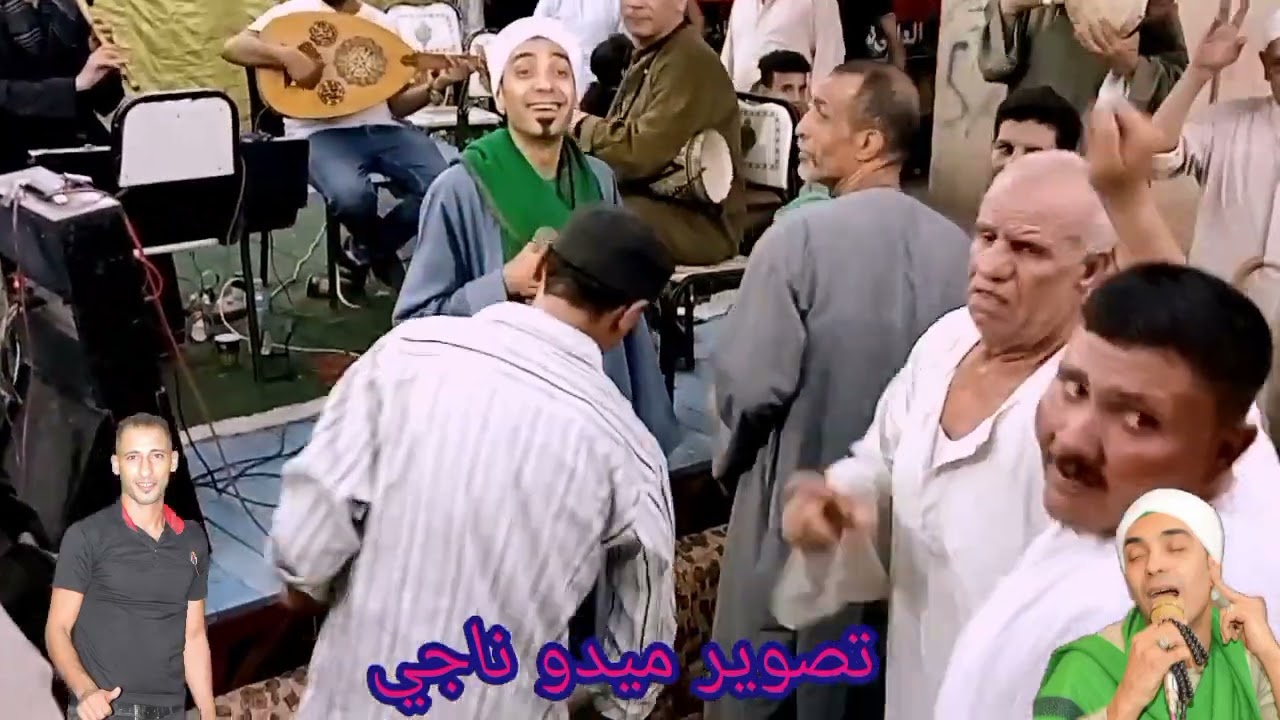 الشيخ محمد حماده ليله البندره(انا اللي ليا عم رباني علي الادب وانا طفل لسه صغار2023)تصوير ميدو ناجي