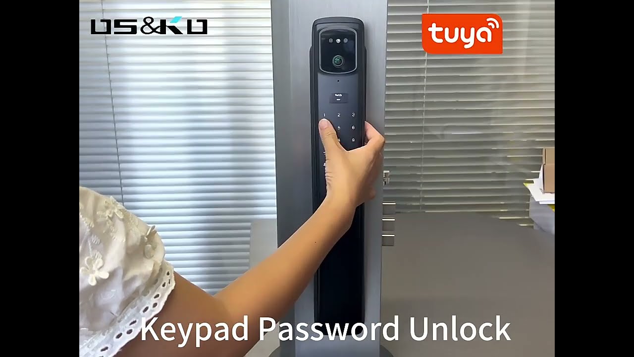3D Face Recognition Fully Automatic Smart Lock WiFi App Fingerprint Keyless