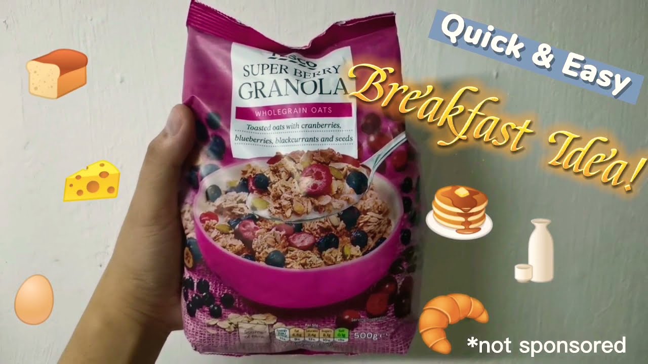 Quick & Easy Breakfast Idea: Tesco Super Berry Granola and Bear Brand Milk *not sponsored