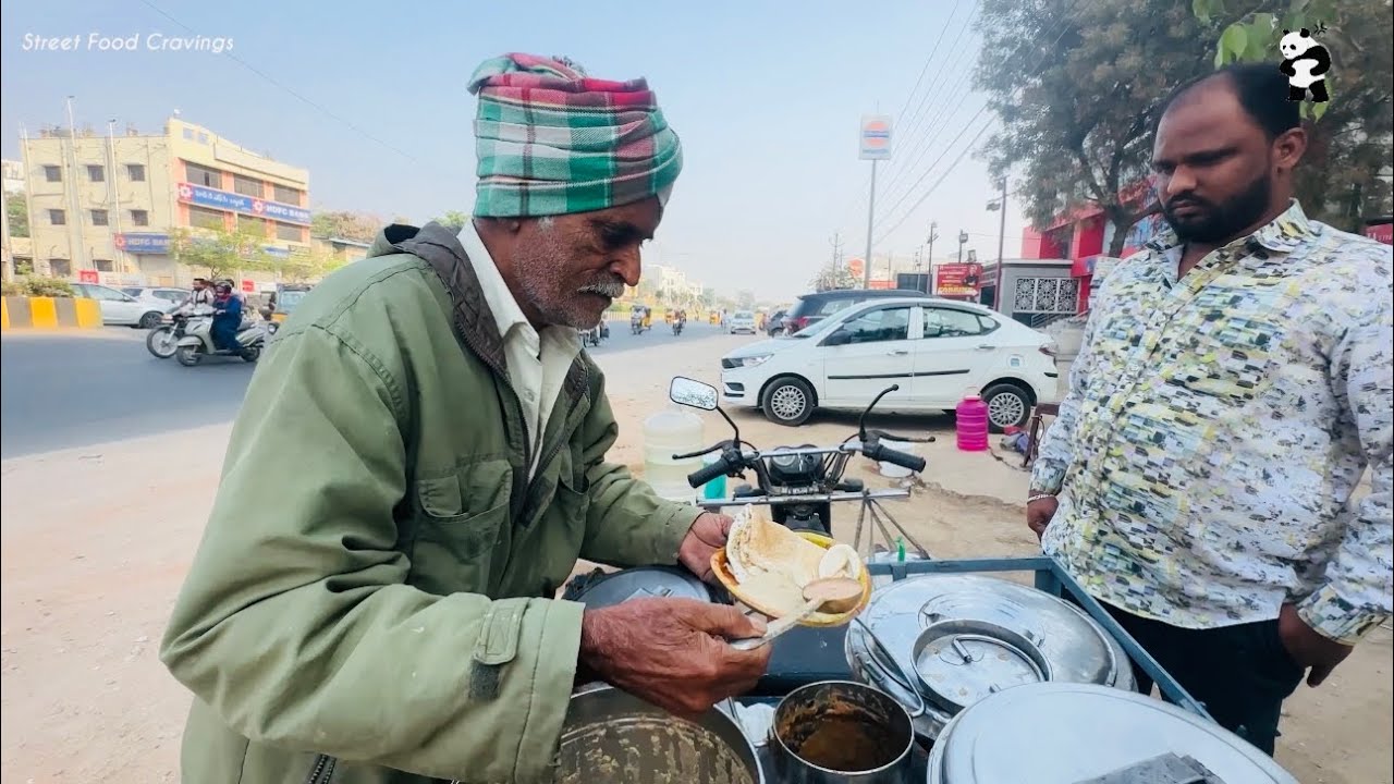 Hardworking 70 Years Old Man's 👴 Best Breakfast 🍱| 20₹ Only 😱| Street Food | ASMR 