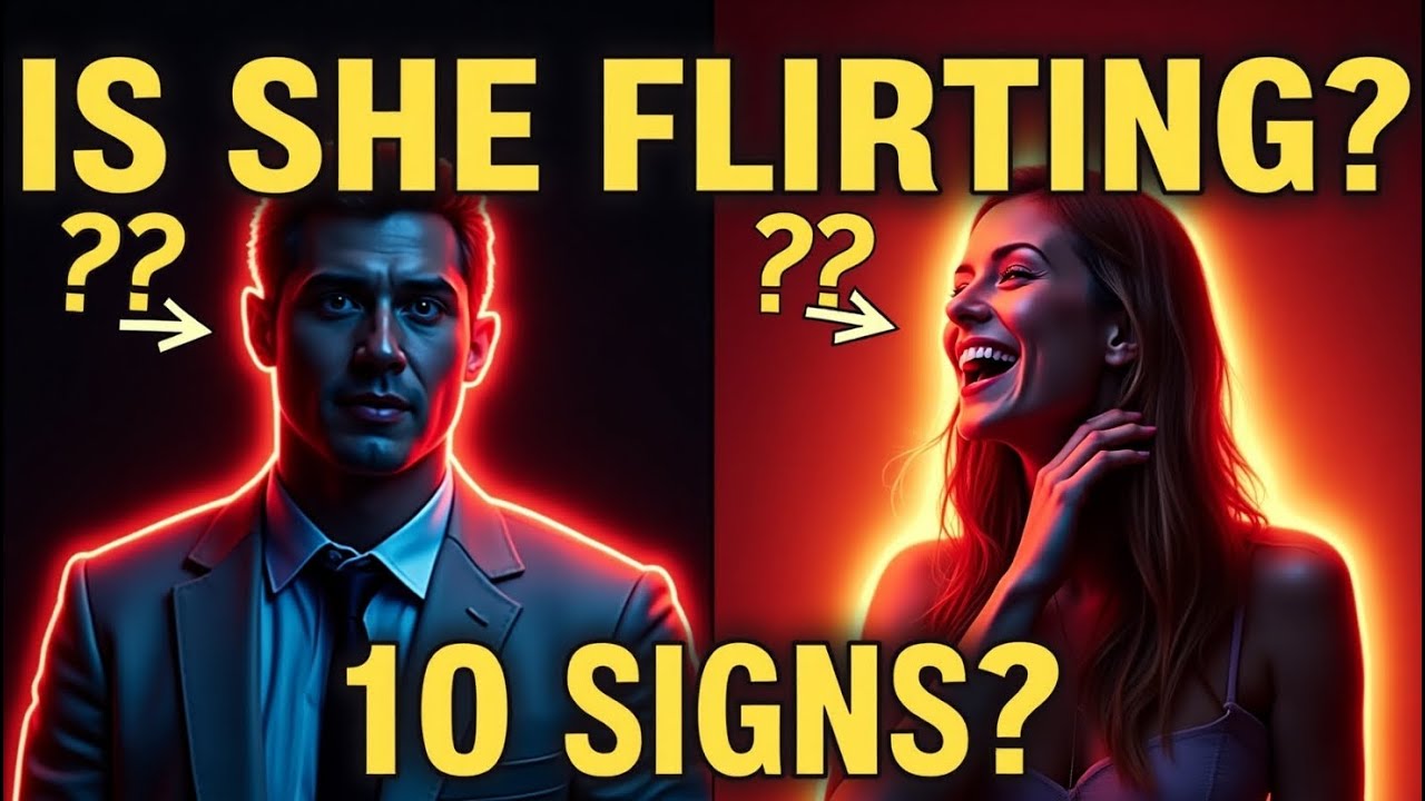 THE 10 SIGNS SHE’S FLIRTING