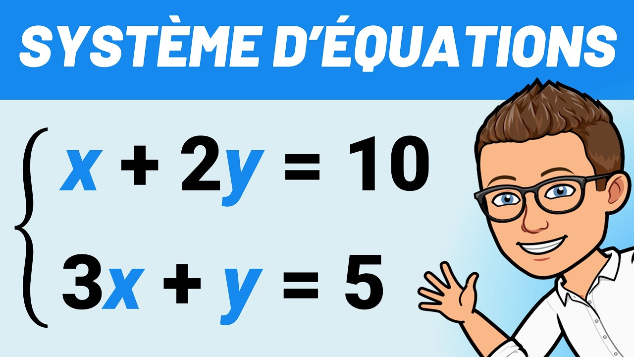 Résoudre un SYSTÈME D'ÉQUATIONS ✅ Méthode facile (substitution) ! 💪 Seconde