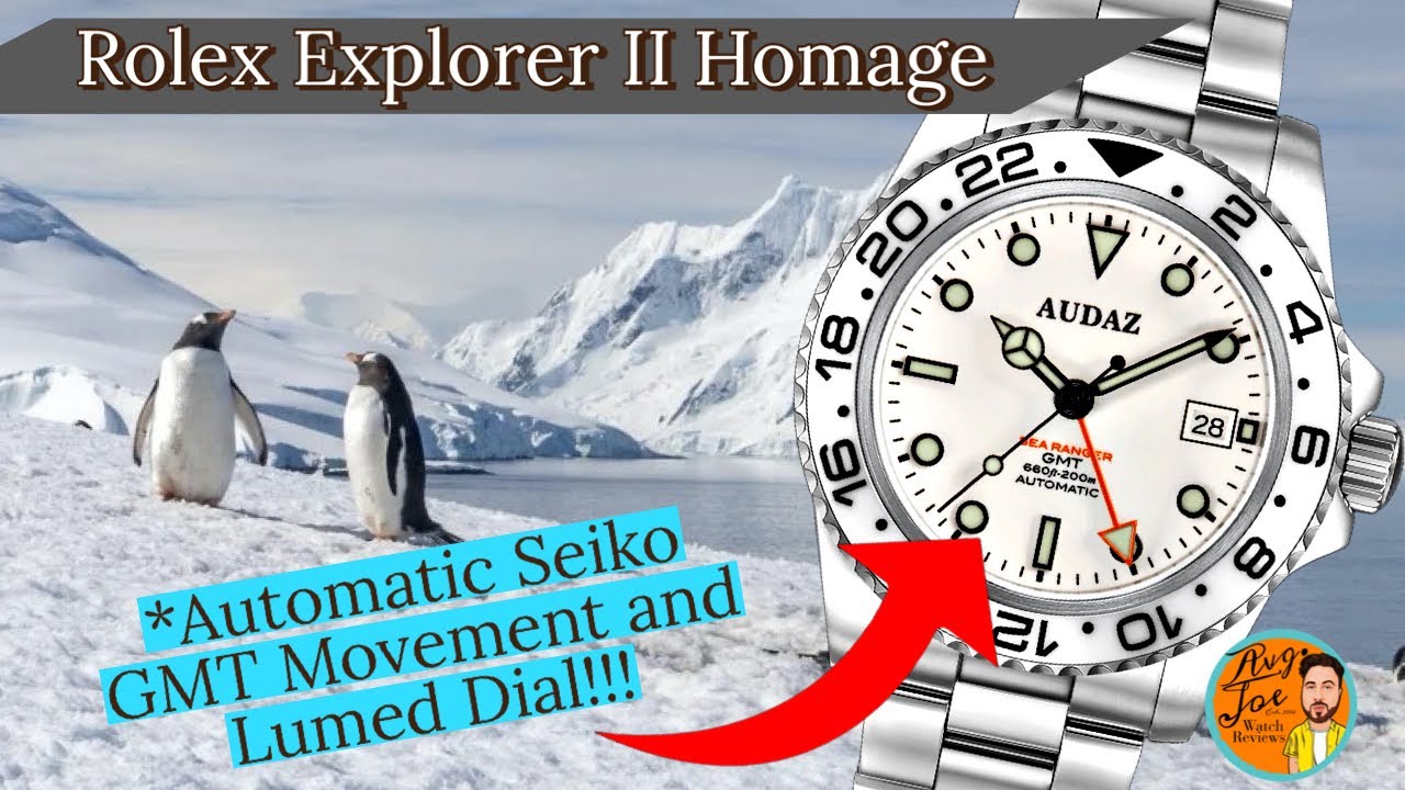 Обзор часов Audaz Sea Ranger GMT: дань уважения Rolex Explorer 2, которую вам стоит увидеть!