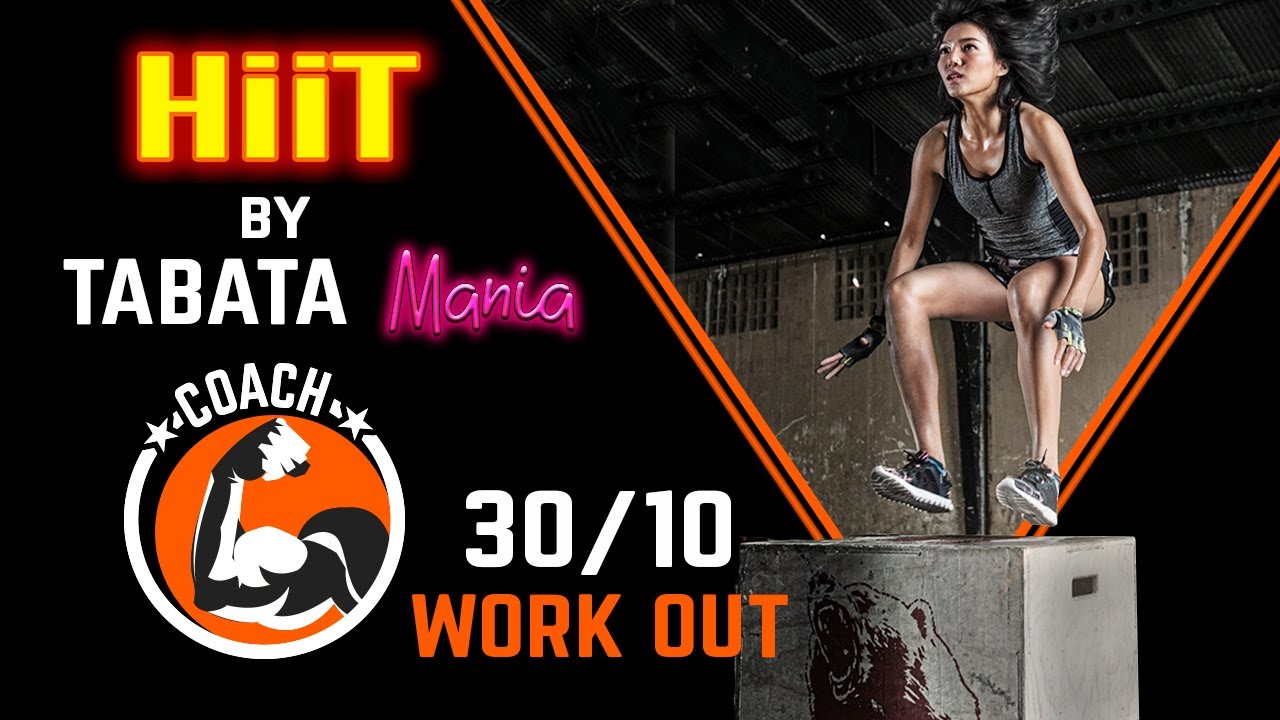 TABATA 30/10 song - с тренером - HiiT 30/10 by TABATAMANIA