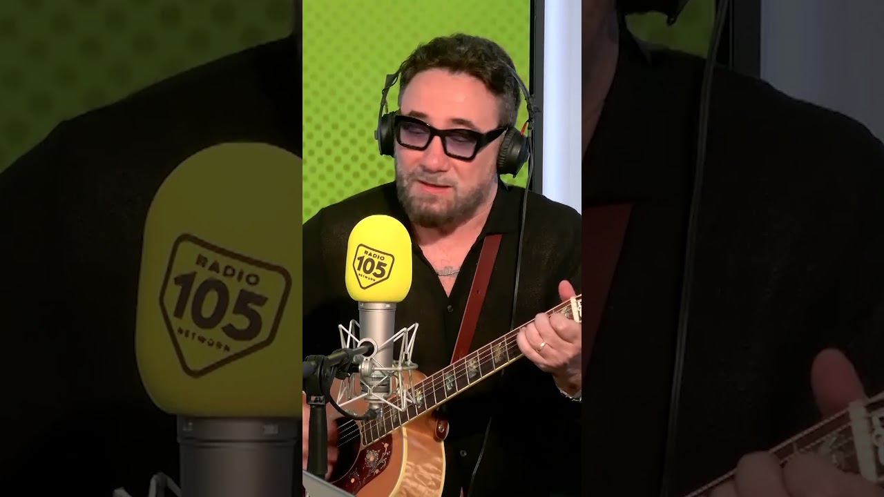Federico Zampaglione canta e suona live #radio105 #105friends #perte