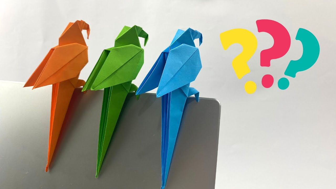 How to Make Origami Parrot | Easy Tutorial 🦜