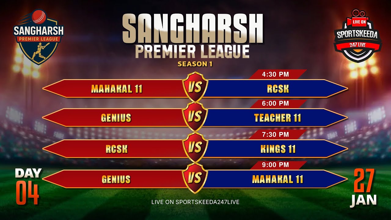 SANGHARSH SPORTS FOUNDATION DEWALGAON PRIMIER LEAGUE I DAY 4 I SEASON 2I LIVE ON SPORTSKEEDA247LIVE
