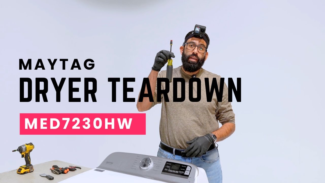Maytag Dryer Repair MED7230HW | Teardown & Master Class