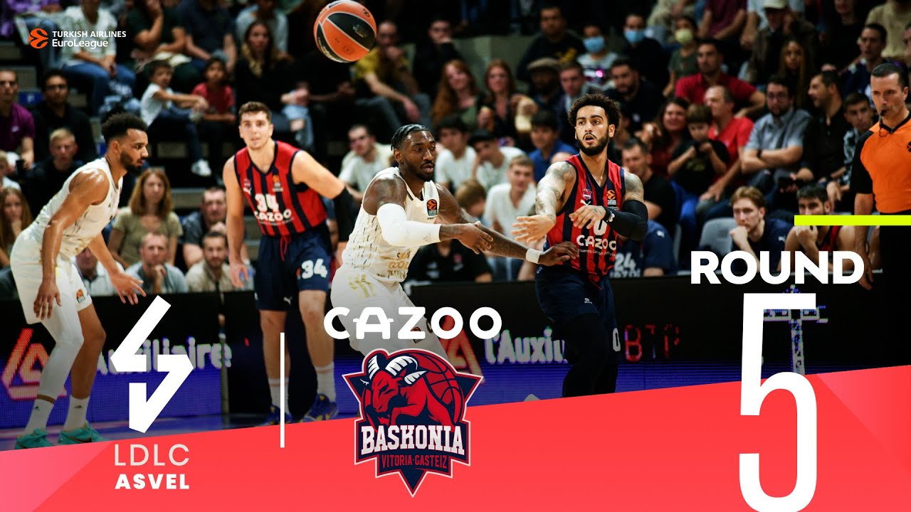 ASVEL dominates Baskonia! | Round 5, Highlights | Turkish Airlines EuroLeague
