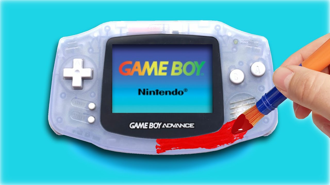I Custom Paint My GAME BOY ADVANCE!