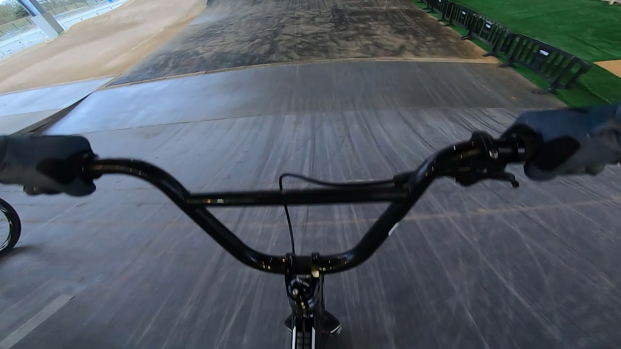 Bicross practice in SQY BMX STADIUM