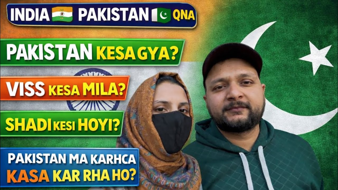 Most Awaited Q N A Vlog | India 🇮🇳 Pakistan 🇵🇰 couple @Rizwansidravlogs 