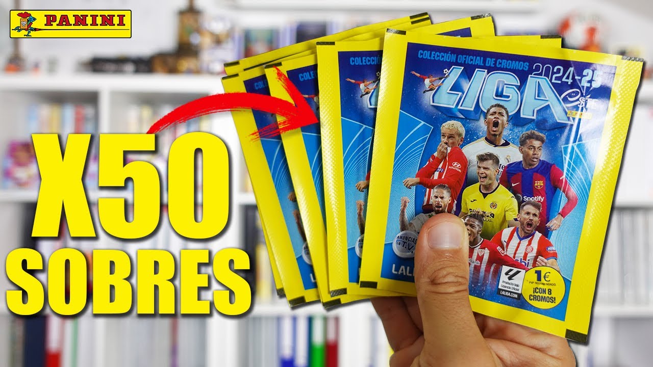YA ESTÁ AQUÍ!! LIGA ESTE 2024-25 CAJA COMPLETA *50 SOBRES* | LOS CROMOS DE LA LIGA de PANINI
