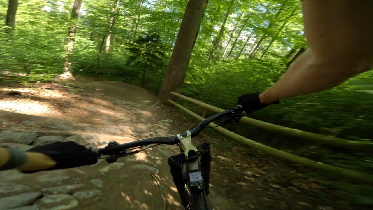 Höcklertrail in Zürich mit dem Atherton am.170