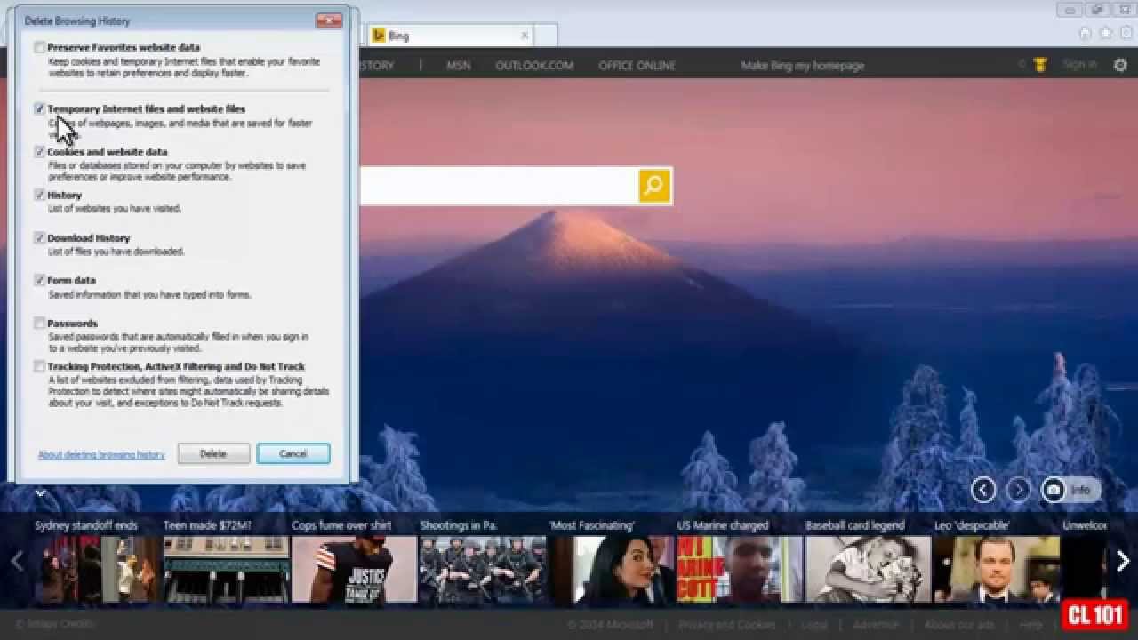 How to Clear History on Internet Explorer