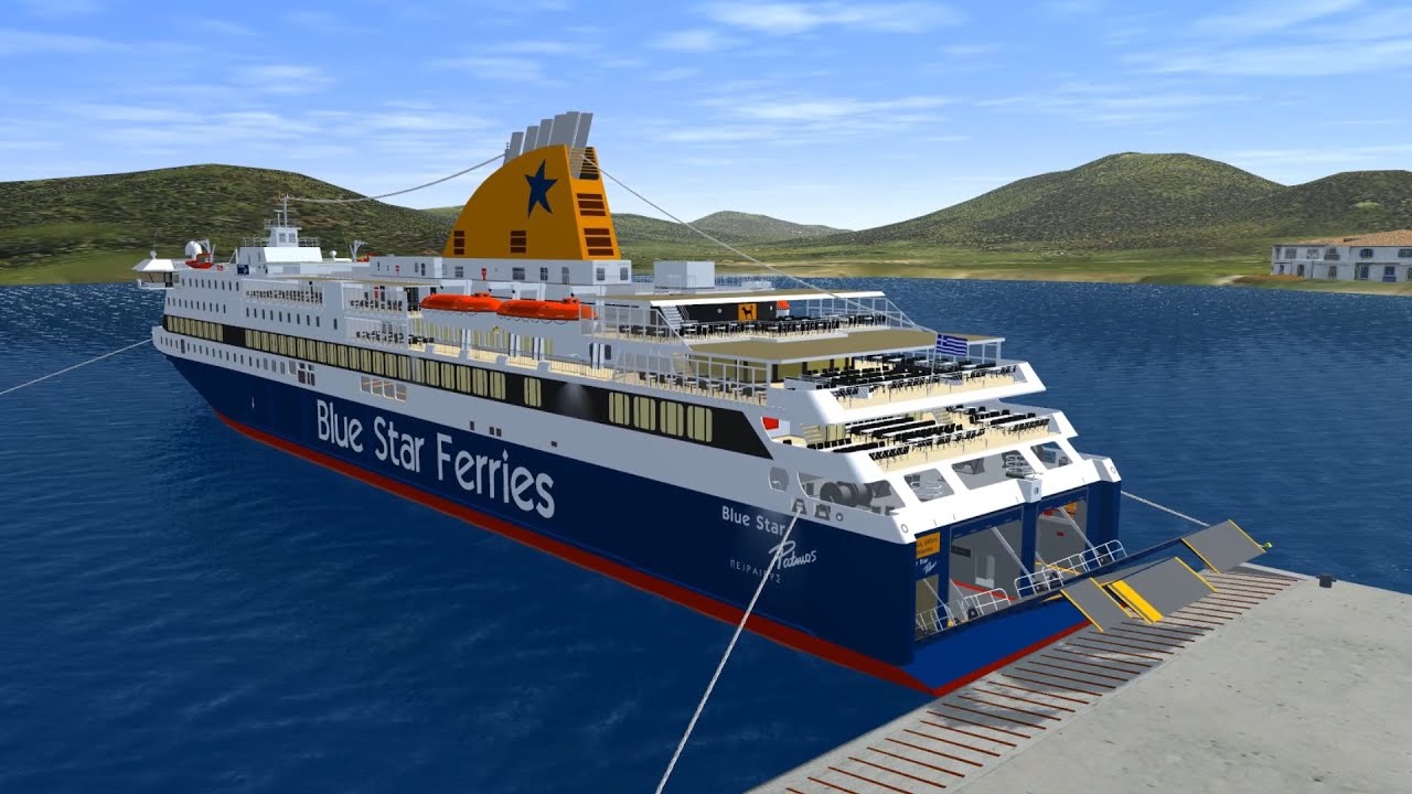 VSF Blue Star Ferries MS Patros from Paros to Piraeus