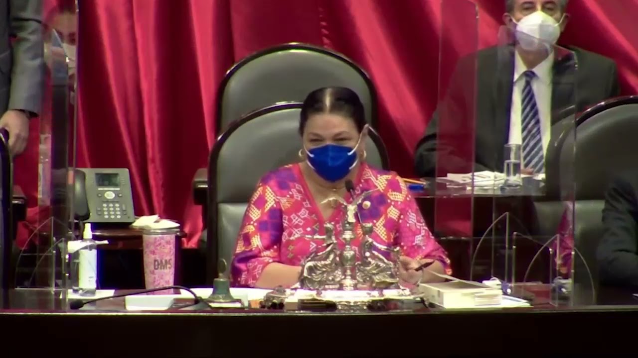 Mensaje de la diputada presidenta Dulce María Sauri Riancho. (Parte 1)