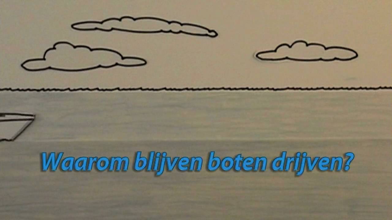 Waarom blijven boten drijven