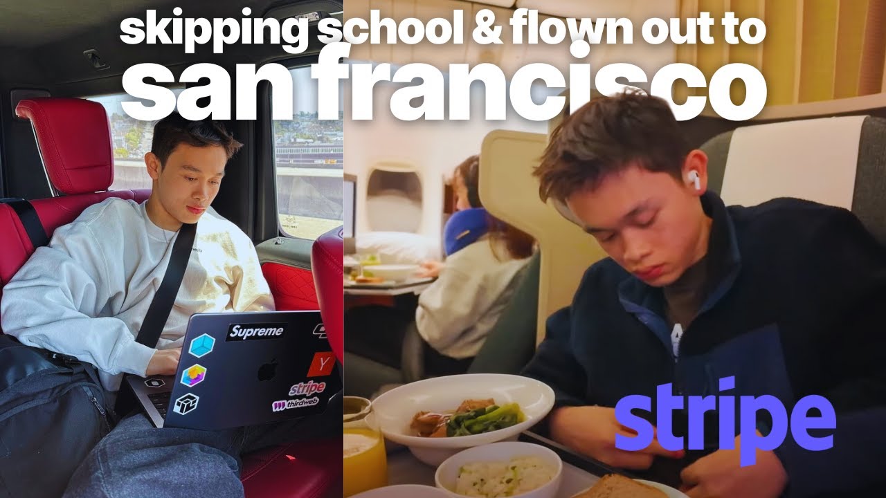 pov: you got flown out to San Francisco for business as a 17 y/o entrepreneur