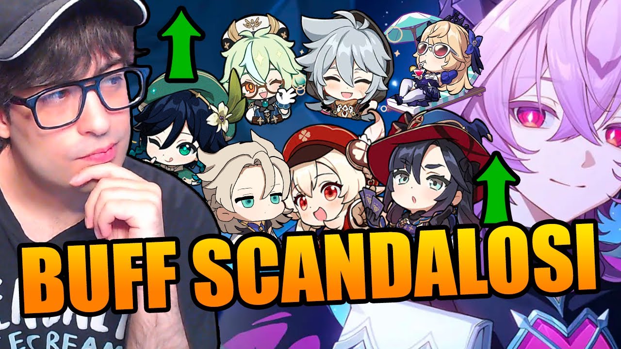 TROPPO FORTI? Analisi BUFF a Mona, Klee, Venti, Albedo, Sucrose, Fischl, Razor - Genshin Impact 6.2