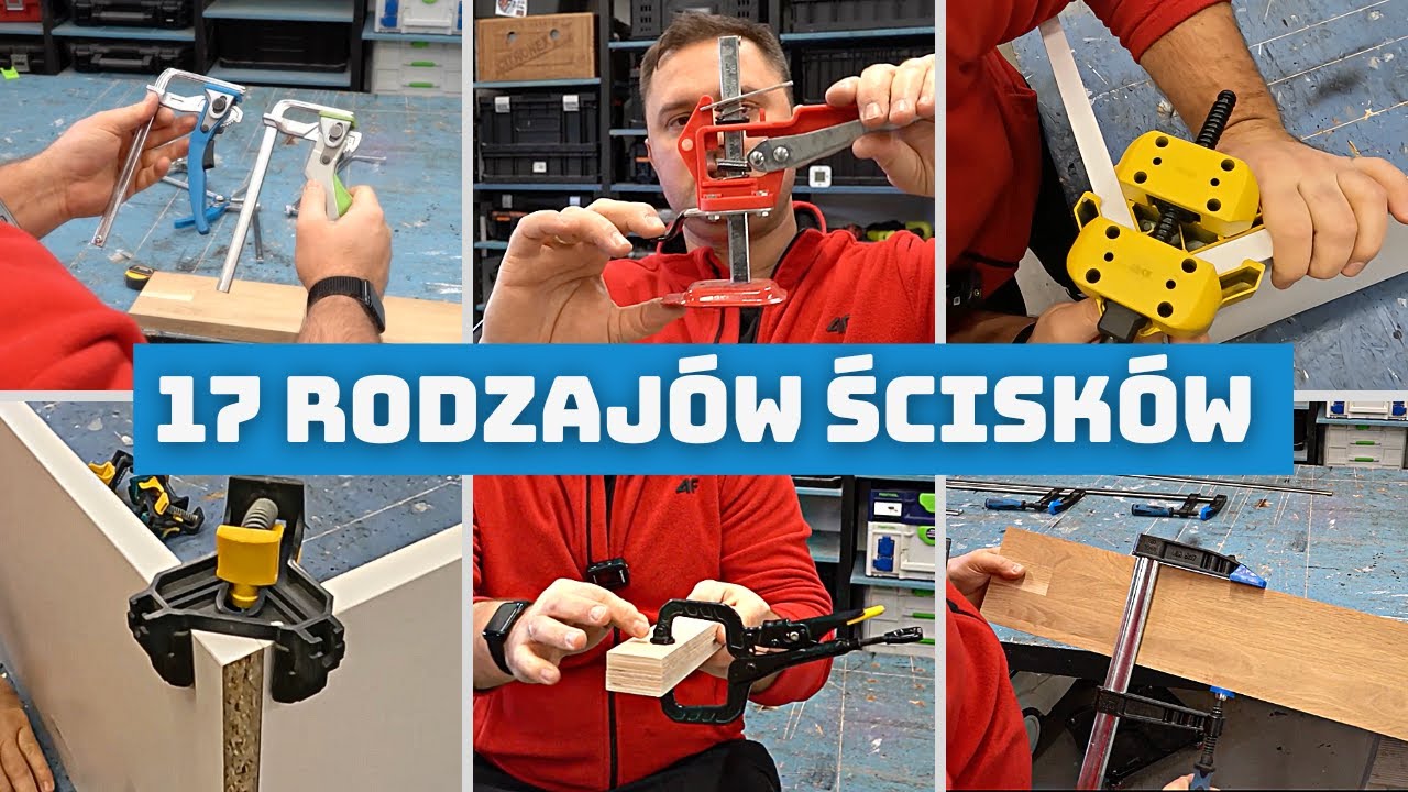 Rodzaje ścisków stolarskich i nie tylko. Jaki używać