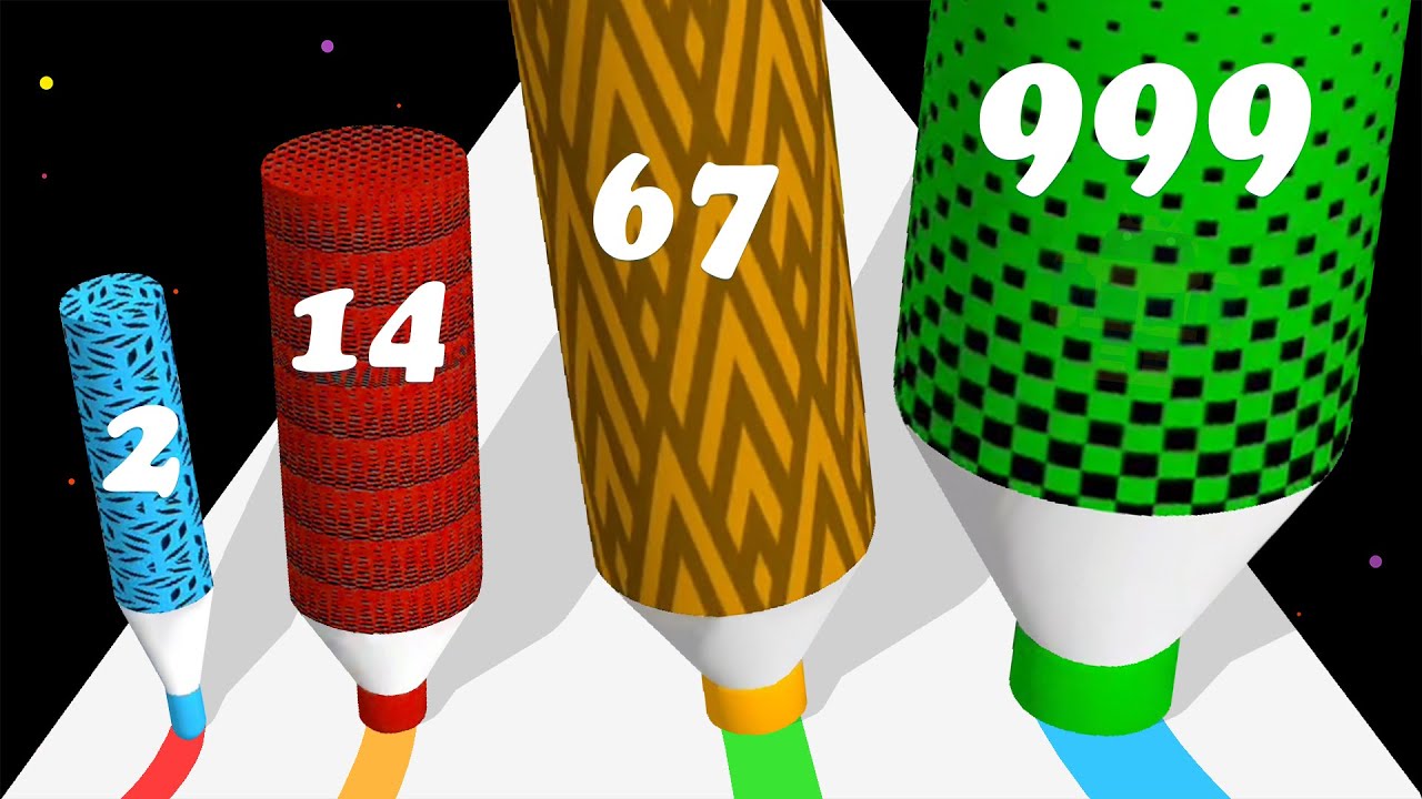 Crayon Rush 3D - Color Math Games (Part 06, Big Updated)