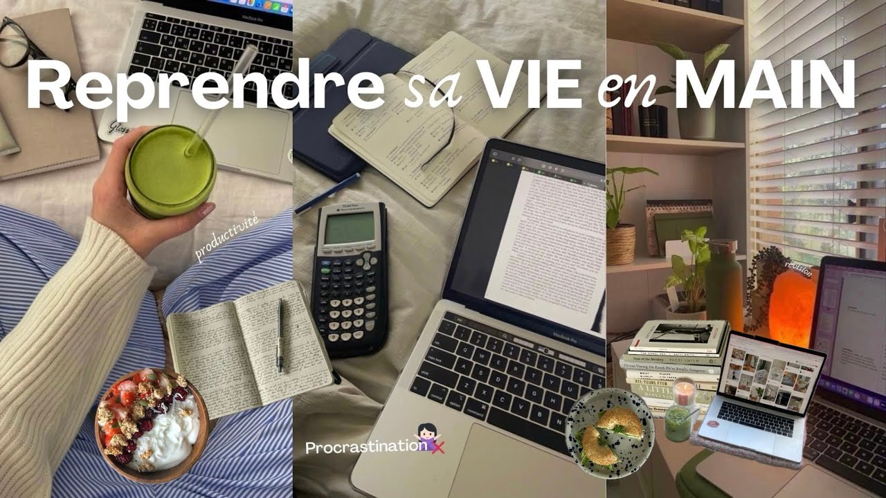 Fini la PROCRASTINATION, on reprend sa VIE en MAIN 📖🍵🏃🏻‍♀️‍➡️