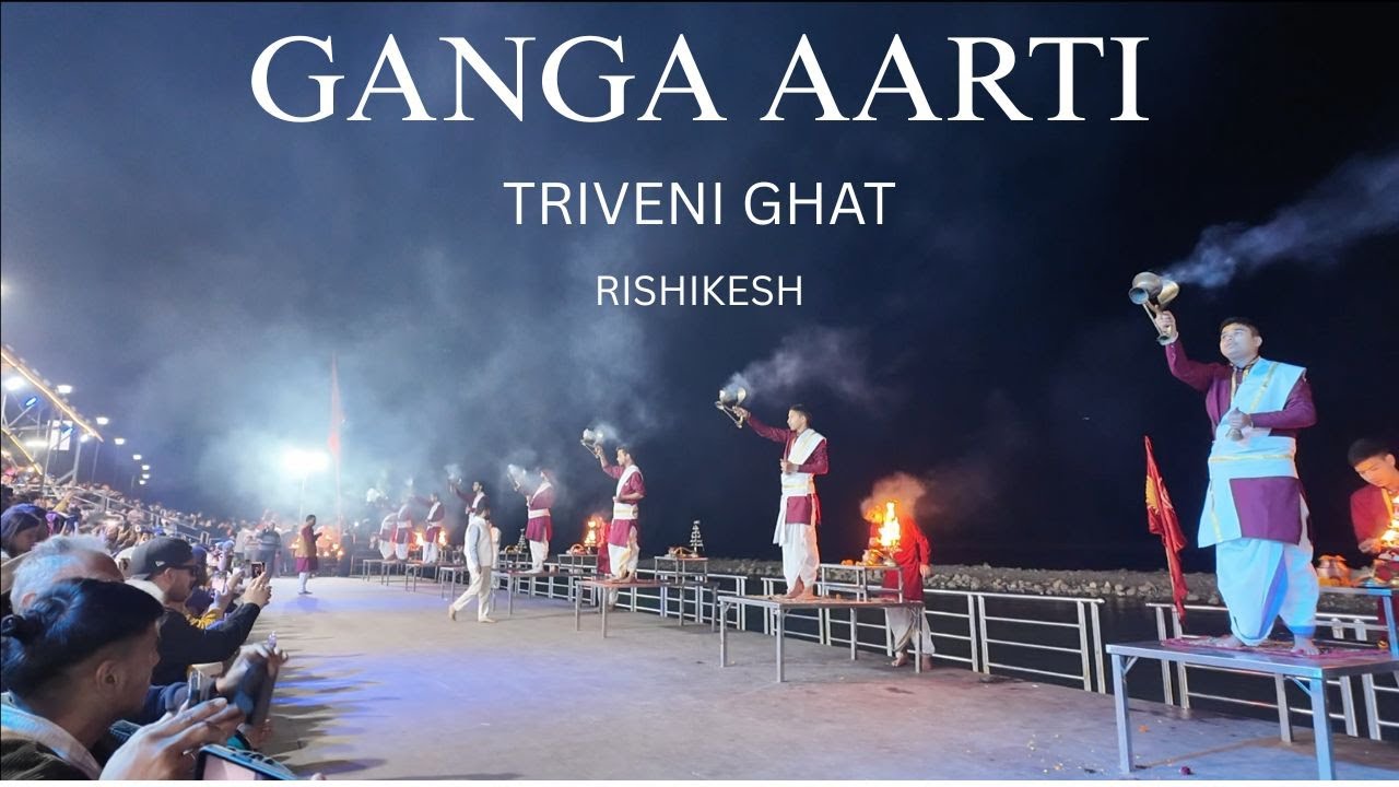 Triveni Ghat Ganga Aarti 2026 🪔 Timings, Vibes & Full Darshan 😍🙏🏻