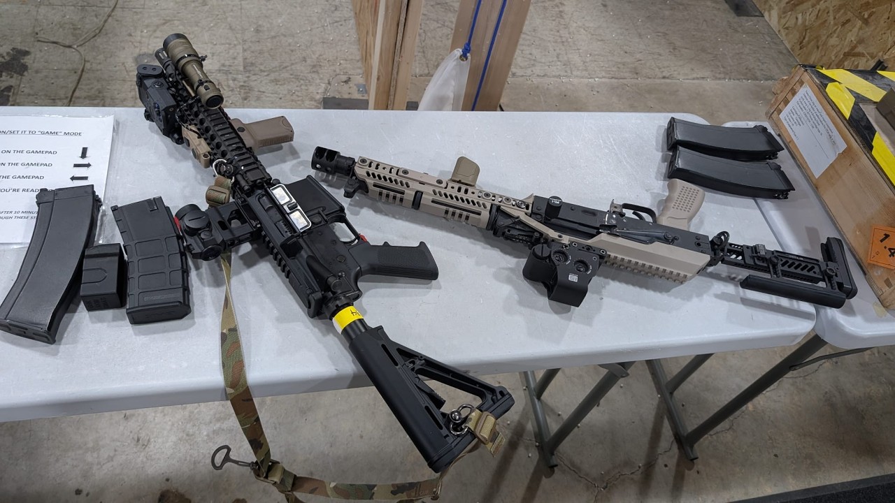 Pistol only and GBBR Private games (APFG Spear LT, TM saiga12 sbs, GHK ak105)