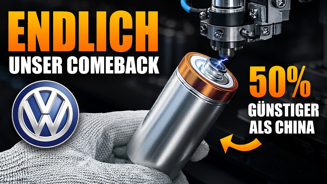VW attackiert China & USA: Deutsche Batterie schlägt alles?!