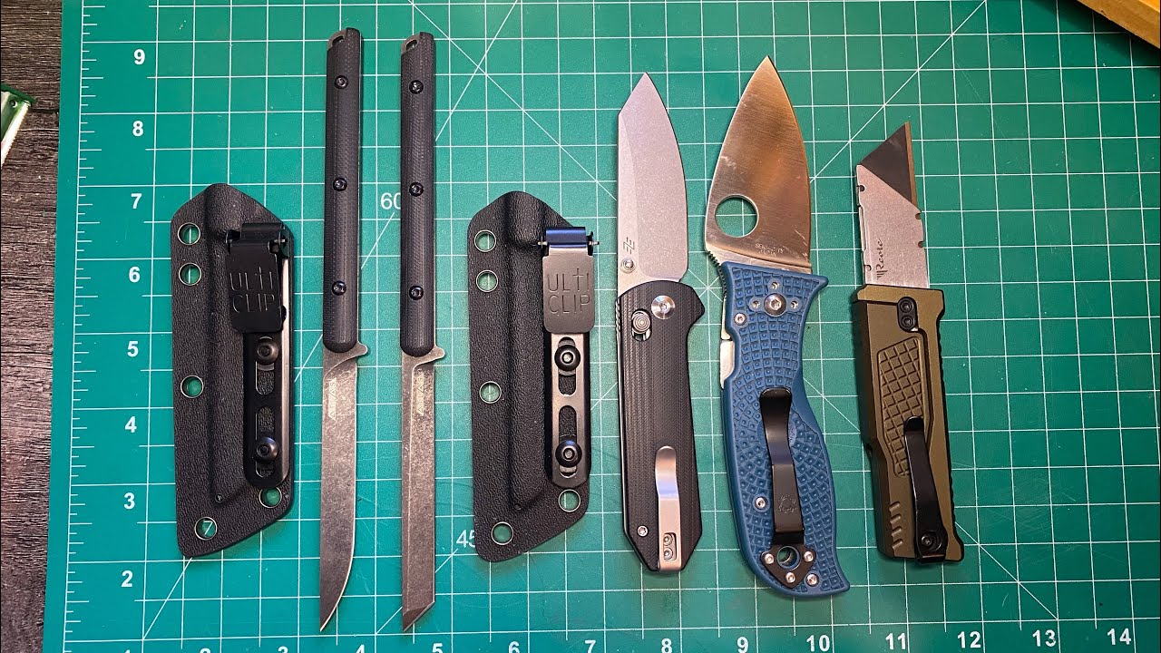 4 Quick Knife Reviews (Spyderco Lil Temperance K390, Reate EXO-U, Civivi Yonder, Atlas Indsitries)