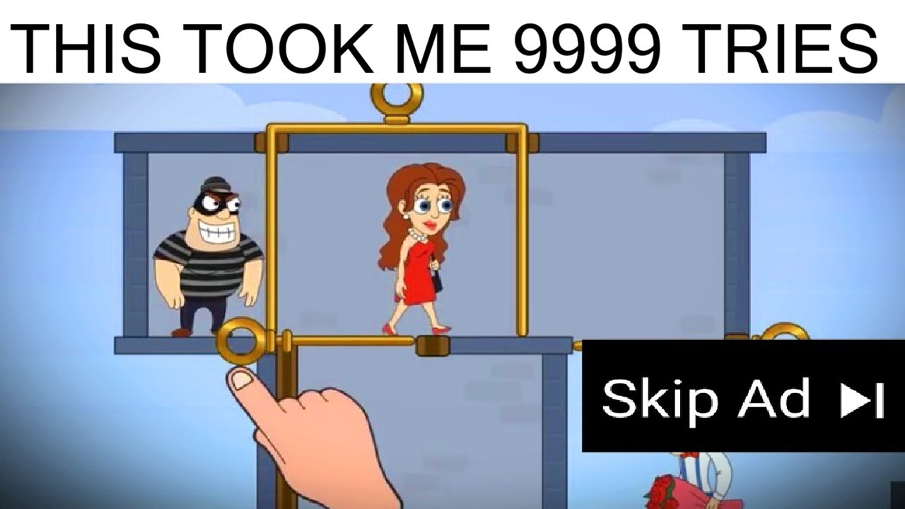 trash mobile game ads