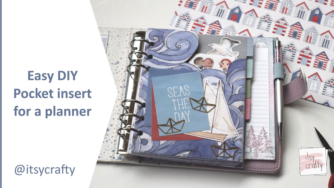 Easy DIY pocket insert for a planner | Using a Planners Anonymous subscription box
