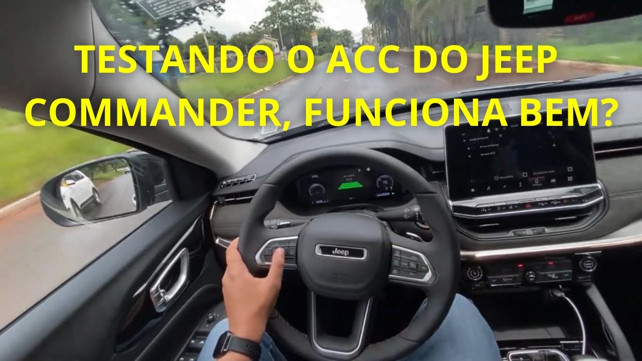 TESTEI O ACC(PILOTO AUTOMÁTICO ADAPTATIVO) DO JEEP COMMANDER 1.3 TURBO NA CIDADE 🔥🔥🔥