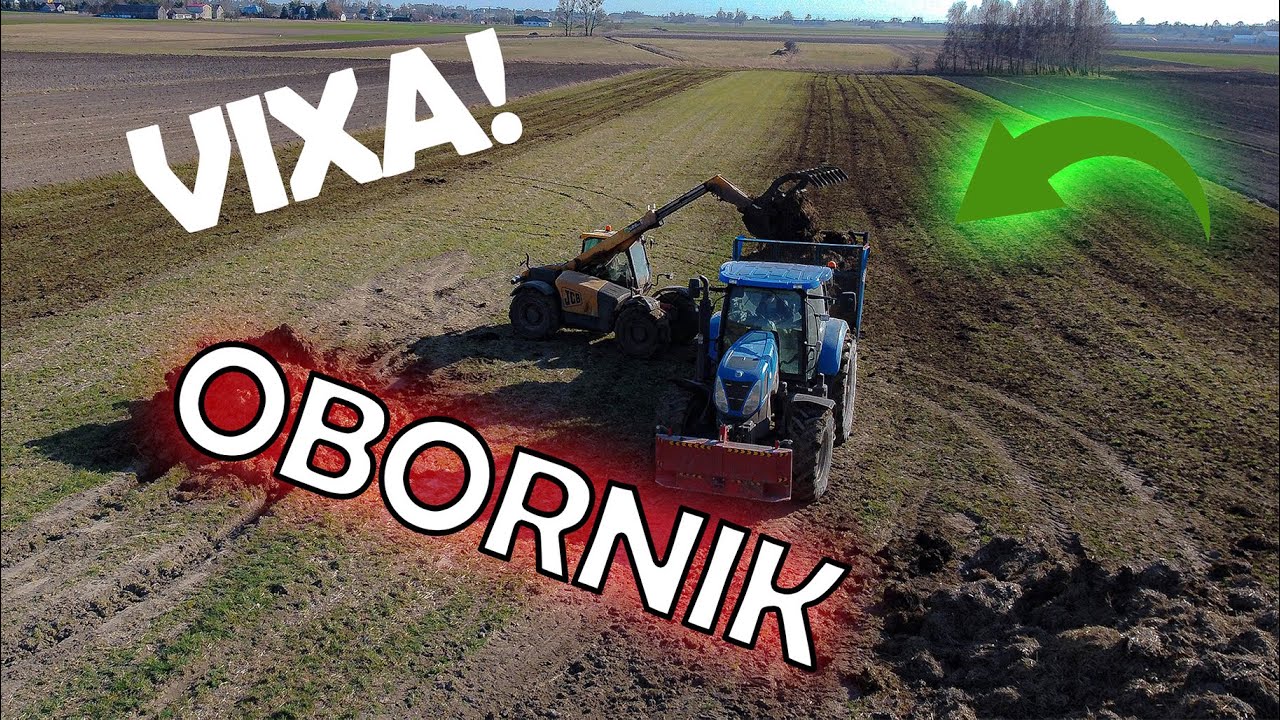 🔥Obornik z pryzmy 🔥T7 na przepale😅Jcb 526-56