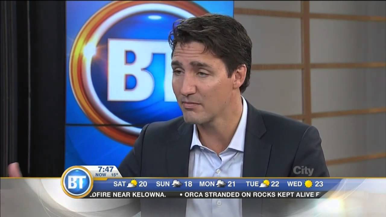 Federal Liberal Leader Justin Trudeau Live On The BT Couch