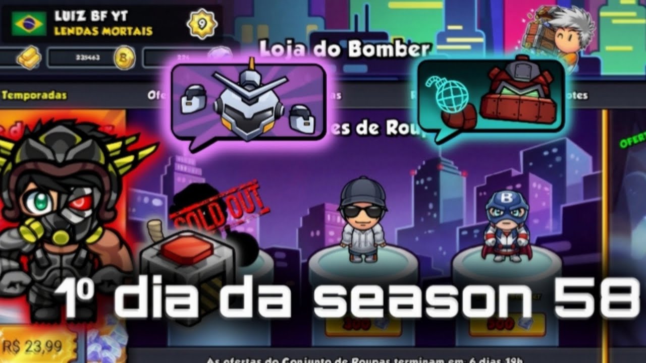 1⁰ dia da Temporada 58 (Super-herói) Bomber Friends