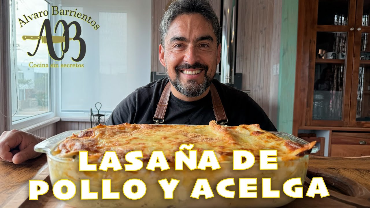 LASAÑA DE POLLO Y ACELGA. Así se hace una lasaña cremosa, única y deliciosa.