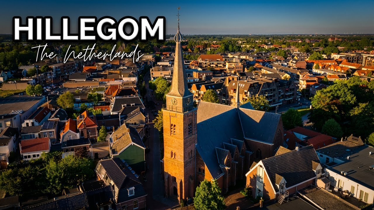 Hillegom, The Netherlands: A Breathtaking Aerial Tour In 4k