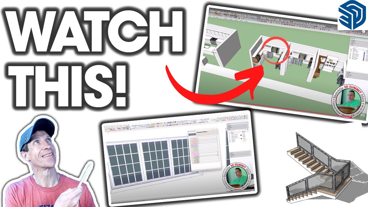 What This SketchUp Pro Does with Profile Builder Is Genius!