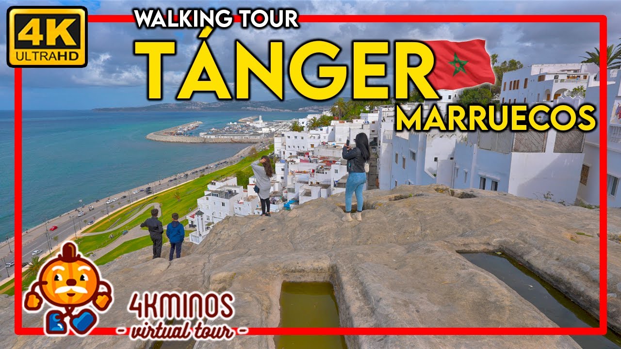 TANGER, MARRUECOS | EL GRAN TOUR | 4K UHD | Walking Virtual Tour 2024