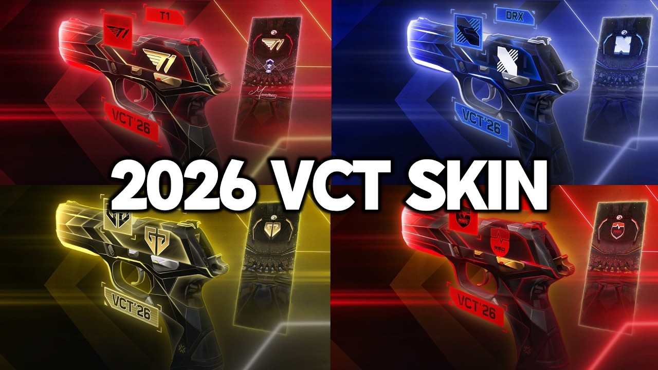 【발로란트】2026 VCT 팀 번들 43종 전체 구성 전격 리뷰 (인게임 + 플레이어 카드)
