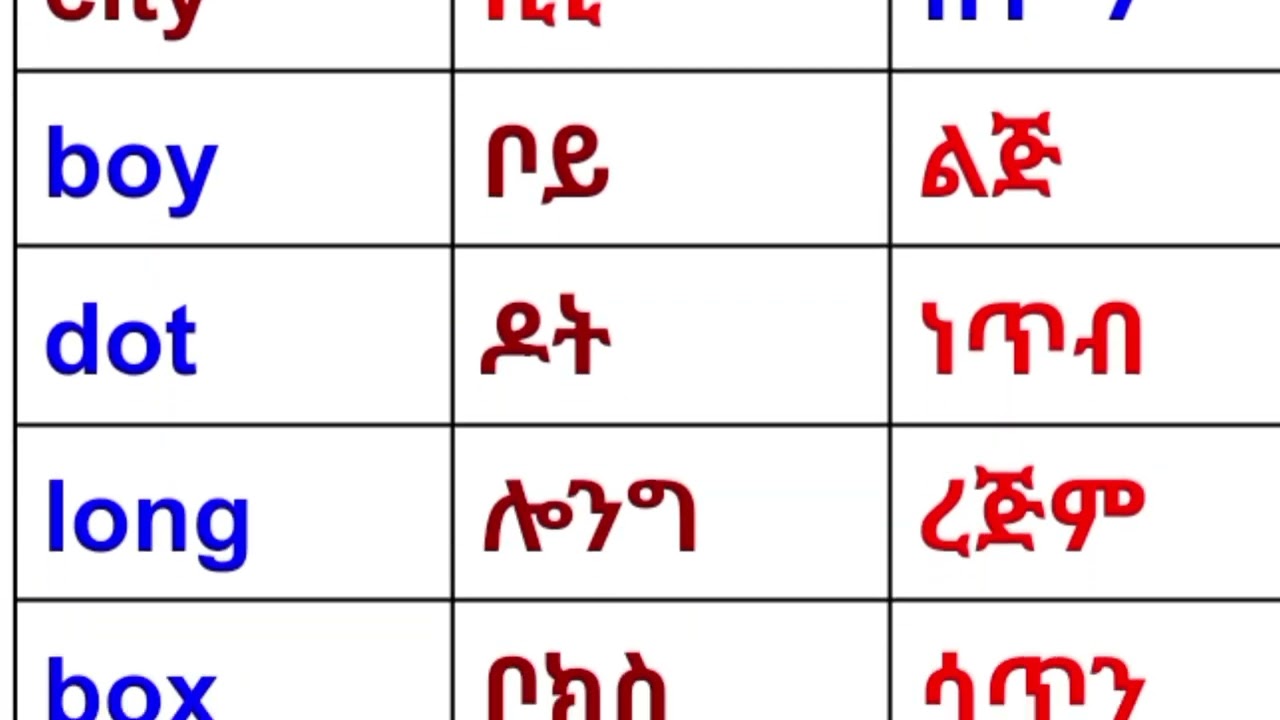 #habesha #education #english #learning 