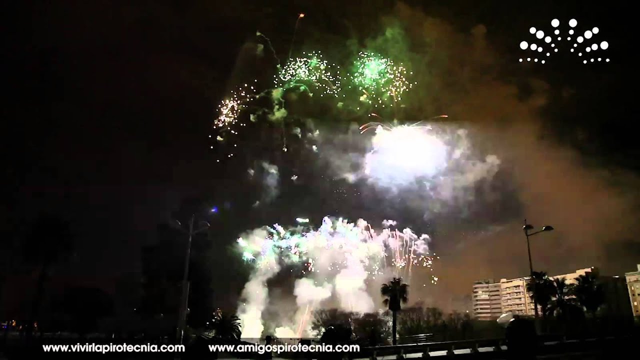 2º Castillo Fuegos Artificiales. Fallas 2013. Pirotecnia Valenciana