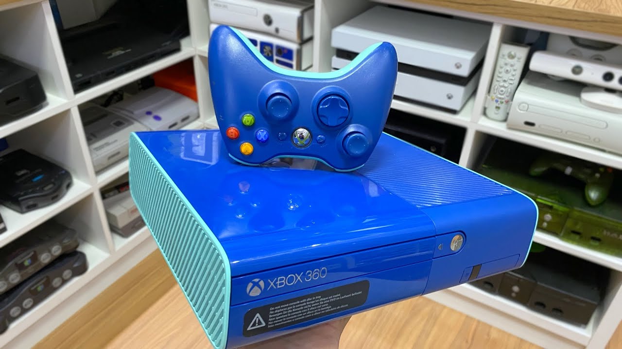 DIFÍCIL DE ACHAR | XBOX 360 SUPER SLIM AZUL